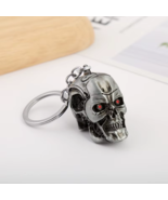 Men's Classic Terminator Retro Skull Pendant Keychain - $15.99