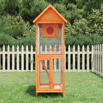  Bird House Brown, Green Solid pine wood, plywood, wire mesh Large - €200,00 EUR
