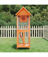  Bird House Brown, Green Solid pine wood, plywood, wire mesh Large - €200,00 EUR
