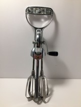Vintage Silver Metal Hand Held Mixer Egg Beater - £7.41 GBP