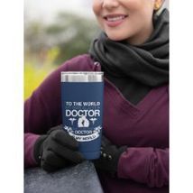My Man Is Just A Doctor Insulated Stainless Steel Tumbler Coffee Mug With Lid - £26.37 GBP