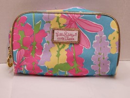 Estee Lauder Floral Cosmetic Makeup Bag by Lilly Pulitzer Design NEW - $13.85