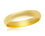 9 Men&#39;s Wedding band .925 Gold Plated 379191 - £36.67 GBP