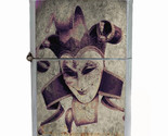 Gothic Joker Card Rs1 Flip Top Dual Torch Lighter Wind Resistant - $16.78