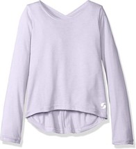 Soffe Girl&#39;s Dance Top, Feather Heather, XL - $15.82