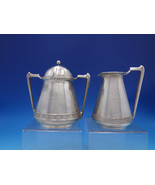 Wave No. 410 by Gorham Coin Silver Sugar &amp; Creamer Early c1850 (#7072) - $2,497.26 CAD