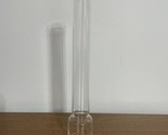 Glass Chimney For Oil Lamp 10” High 1.75” Base And 1.25” Top - £7.84 GBP