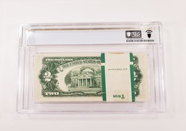 1953-C $2 Consecutive Pack of 100 Notes Graded by PCGS as Gem 65 PPQ - $7,699.23