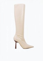 Lola Cruz naf tall stretch boot in NUDE - size 40 - £126.76 GBP