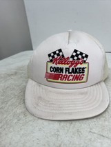 Vintage Kellogg’s Corn Flakes Racing Team Snapback Cap Hat 1992 - $9.90