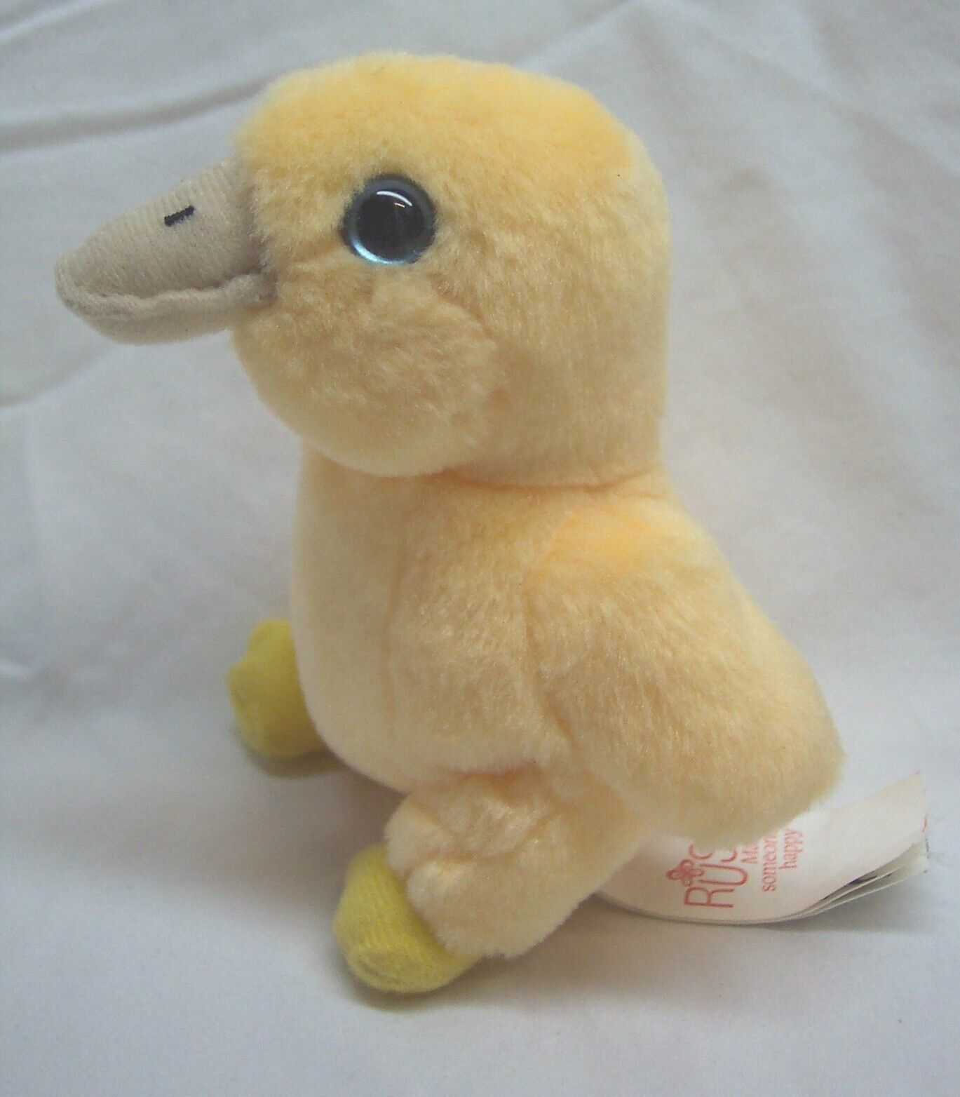 RUSS Petooties Pets CUTE SOFT YELLOW DUCKLING BABY DUCK 4&quot; Plush STUFFED... - $14.85