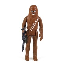 Star Wars Chewbacca Complete with Bowcaster, Original Vintage Kenner 1977 Smile - £35.96 GBP