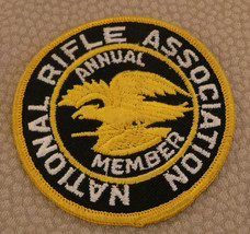 NRA National Rifle Association Annual Member Embroidered Sew on Patch 3” wide NF - £7.79 GBP