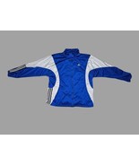 Vintage Adidas Track Jacket Mens XL Extra Large Blue Tre Foil 90s * - $24.70