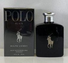Polo Black Ralph Lauren 125ml 4.2 Oz Eau de Toilette Spray Men&#39;s - £51.56 GBP