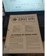 Chevrolet Service News Volume 30 February 1958 #2 - 1958 Powerglide Turb... - $130.42 MXN