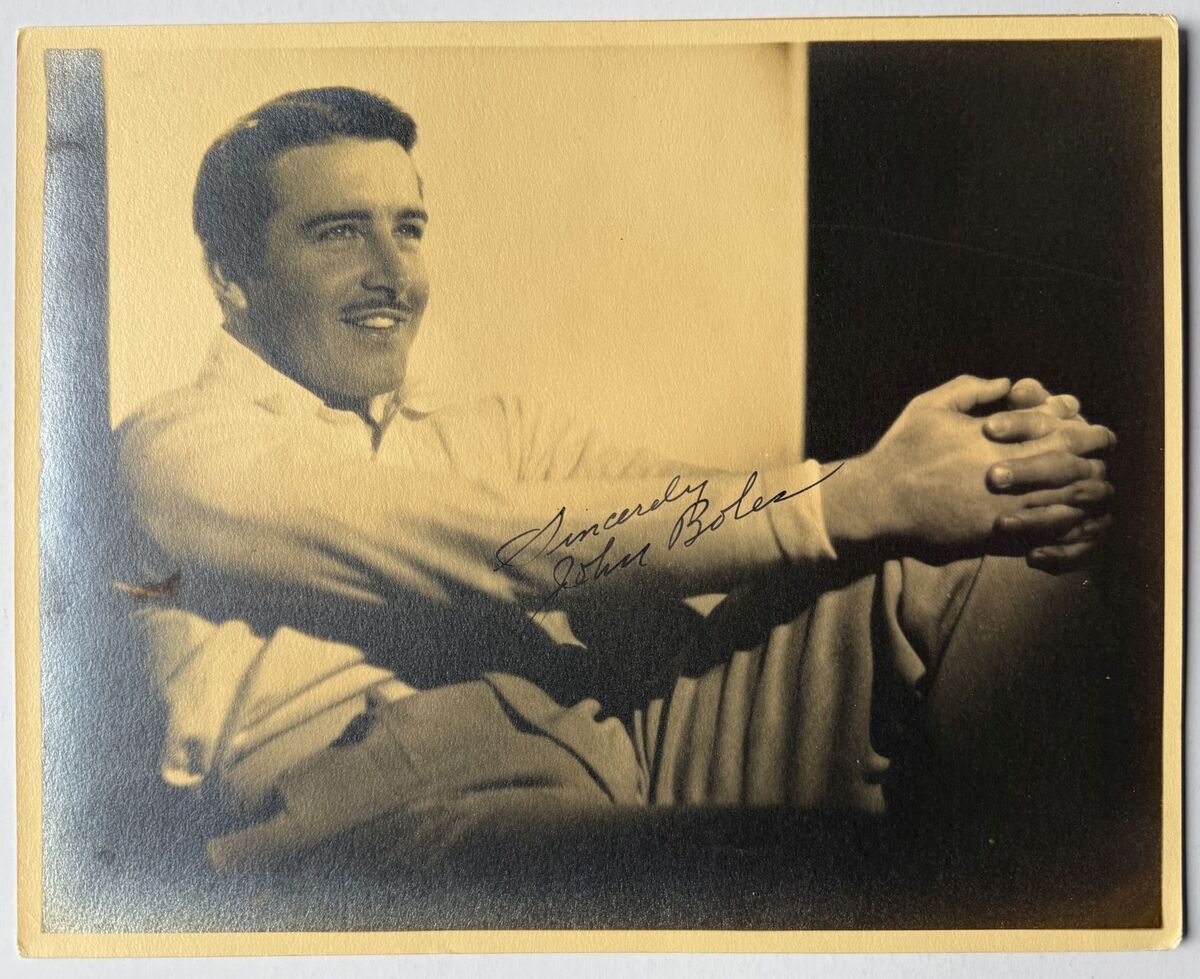 John Boles (d. 1969) Signed Autographed Vintage 8x10 Photo - $249.99 John Boles (d. 1969) Signed Autographed Vintage 8x10 Photo - $249.99