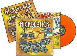 Nickelback Get Rollin&#39; LP ~Exclusive Orange Vinyl + Autograph Insert ~ Sealed! - £63.74 GBP
