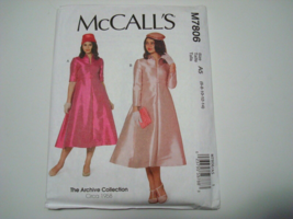 McCall&#39;s Archive Collection Misses Dresses M7806 Size U.S. A5 (6-8-10-12... - $165.85 MXN
