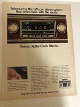 1976 Delco Electronics GM Car Stereo Vintage Print Ad Advertisement pa21 - $7.91
