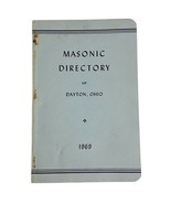 1969 Masonic Temple Directory Dayton Ohio Symbolic Royal Arch Knights Te... - $14.25