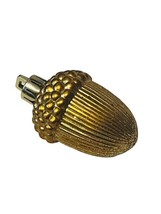 Acorn Christmas Ornament Gold Nut Glass Vtg Antique Holiday Copper Figurine mcm - £13.41 GBP