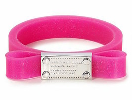 Marc Jacobs Bracelet Jelly Bow Bangle Pop Pink NEW - £38.10 GBP