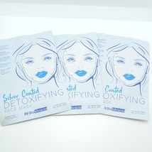 Bio Miracle Silver Coated Hyaluronic acid Mask, Skin Detox Face Mask, Lot of 3 - £6.51 GBP