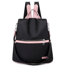 Travel Multi-Function  Bag  Women Contrast Color Knapsack Casual Travel Anti-The - £82.81 GBP