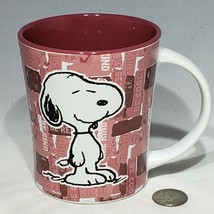 Peanuts Snoopy Mug 15 oz Pink by Gibson Be Cool Be Kind Be Happy Be Sill... - £13.32 GBP