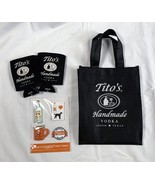 2 Tito's Vodka Neoprene Koozies Magnets Canvas Tote Bag - $24.70