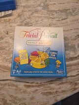 Trivial Pursuit Family Edition Board Game Hasbro Quick Play Trivia Fun  - $6.93 CAD
