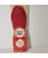 VINTAGE NOS Heet Feet Thermal Foam Insoles Universal Size Unisex - Made ... - £17.78 GBP