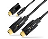 DTech 75 Feet Fiber Optic HDMI Cable 4K 60Hz 444 Chroma Subsampling 18Gb... - £103.29 GBP