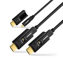 DTech 75 Feet Fiber Optic HDMI Cable 4K 60Hz 444 Chroma Subsampling 18Gb... - £108.56 GBP