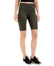 allbrand365 designer Womens High-Rise Pocket Bike Shorts,Vintage Emerald... - $39.11