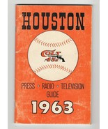 1963 Houston Colt .45s Press Radio Television Media Guide 76 Page Baseba... - €66,40 EUR