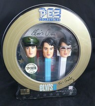 NOS Elvis Presley Gift Pack Limited Edition PEZ Dispenser 3 pk CD Signature Tin - £23.53 GBP