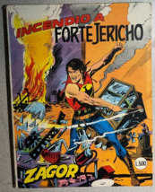 ZAGOR #217 Fire at Fort Jericho  (1979) Italian language comic book digest FINE- - £11.83 GBP