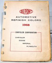 1968 Chrysler/Imperial/Plymouth/Dodge Exterior Color Samples 698 - €7,47 EUR