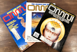 OMNI Magazine 3 Issue Lot 1990 1991 1992 Sci-Fi UFOs Science Fiction Technology - £15.81 GBP