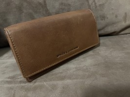 Spikes &amp; Sparrow Pure Leather Brown Wallet New Authentic - $35.61