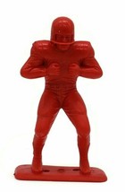 Louis Marx Football Sports Player Toy Red Figure Lineman Block Plastic - £11.58 GBP