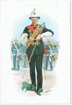 Postcard Stadden Uniform Drum Major The Royal Marines 1973 - $2.96