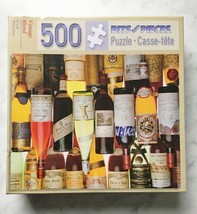 Vintage Blend Wine Bottles 500 Piece Bits &amp; Pieces Jigsaw Puzzle - NEW S... - £14.91 GBP