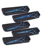 Grooming Shears Left Hand Blue Titanium Sharp High Performance Remarkabl... - $1,600.89 MXN+