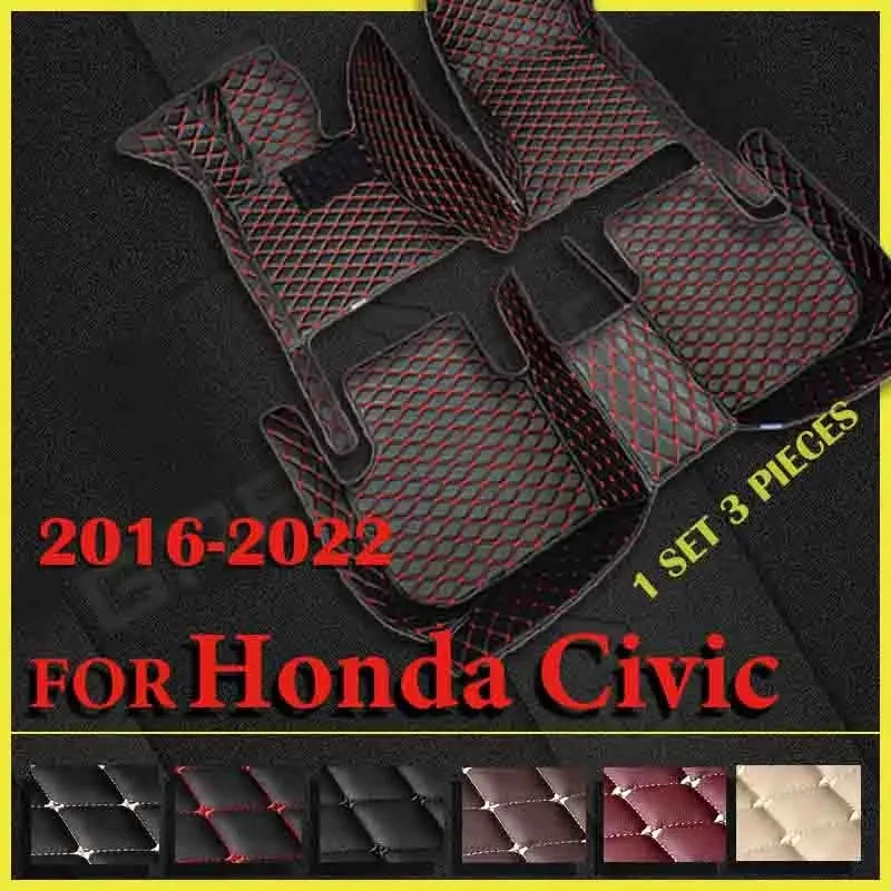 Car floor mats for Honda Civic 2016 2017 2018 2019 2020 2021 2022 Custom... - £73.62 GBP