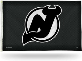 New Jersey Devils Black Flag 3x5ft Banner Polyester Ice Hockey Stanley Cup 005 - £12.57 GBP