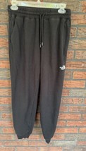 The North Face Sweat Pants Small Black Drawstring Joggers Athleisure Bot... - $19.00