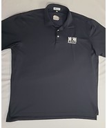 Peter Millar Summer Comfort Mens Size XXL Black Golf Polo Embroidered Logo - £14.69 GBP